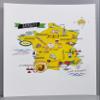 French Food Map, Food Regions of France, 8 1/2 x 11 view 1