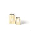Happy Everything ! Decorative Medium Nesting Cube (Gold Stripe Medium) view 3