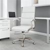 Bush Business Furniture 400 Series High Back Leather Executive Office Chair in White view 2