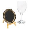 Fun Express - Round Laurel Chalkboards W/Easel (6pc) for Wedding - Home Decor - Decorative Accessories - Home Accents - Wedding - 6 Pieces view 1