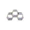 A&B Home Geometric Iron Wine Holder - Black view 1