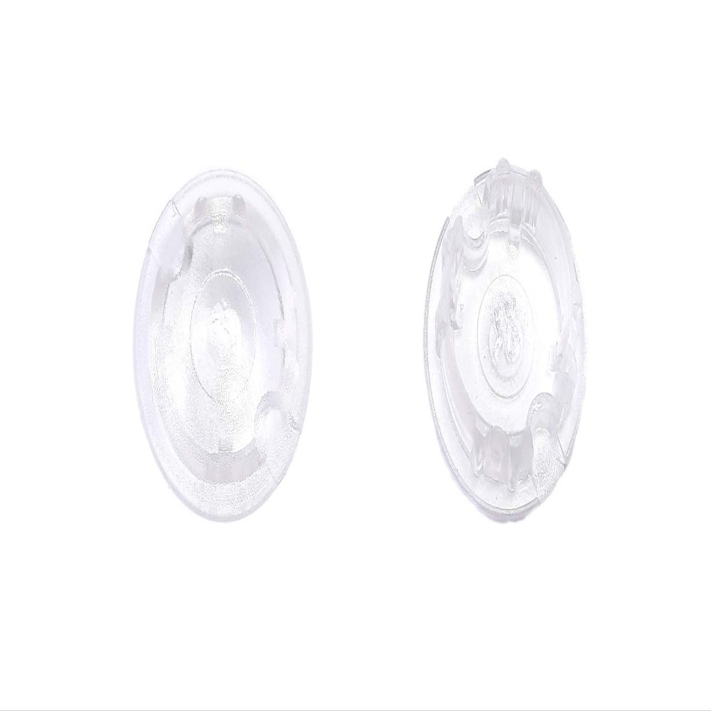 Asia Buy Horizontal Blinds Plastic Bottom Rail Ladder Cord Button Plug 3/4"- Clear (10)