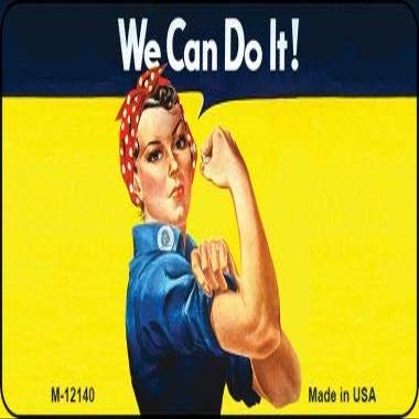 We Can Do It Novelty Metal Magnet M-12140