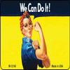 We Can Do It Novelty Metal Magnet M-12140 view 1