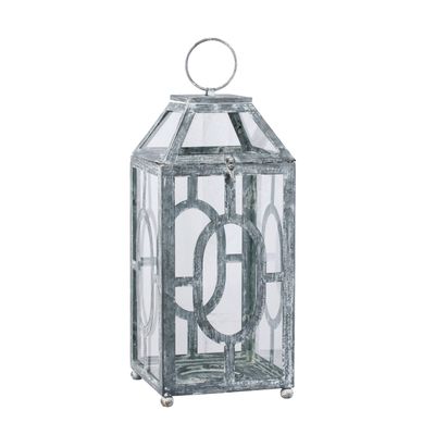 A&ampB Home Group Iron Lantern 7.5x7.5x16.5