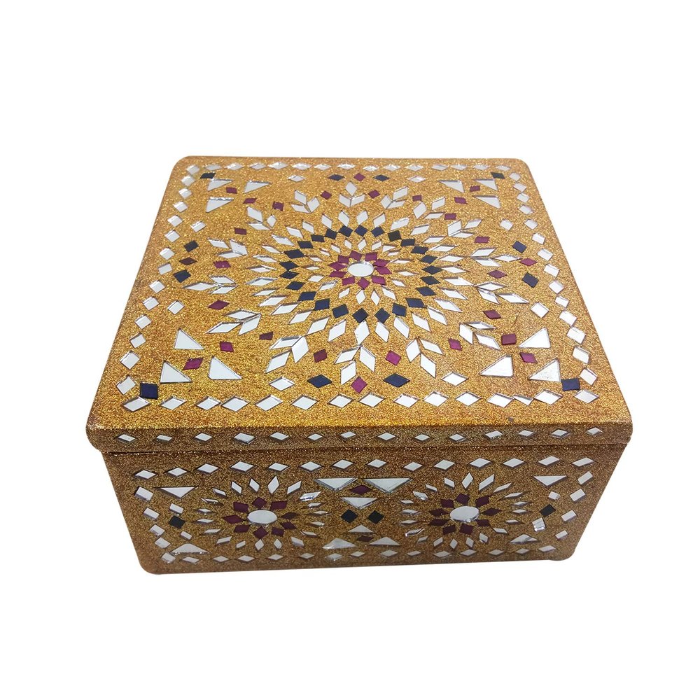 India Meets India Handicraft Jewelry Organizer Box, Jewelry Box, Women Storage Organizer, Best Gifting Made by Awarded Indian Artisan