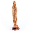 Bethlehem Handicrafts Hand Carved Olive Wood Praying Virgin Mary view 2