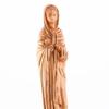 Bethlehem Handicrafts Hand Carved Olive Wood Praying Virgin Mary view 4