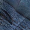 Ambesonne Night Bedspread Set, Majestic Dramatic Sky Clouds and Full Moon Over Seascape Calm Tranquil Ocean, 3 Piece Decorative Bedding Coverlet and 2 Pillow Shams, Twin Size, Dark Blue White view 3