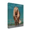 Trademark Fine Art Horse Brown Pony with Bells, Full by Fab Funky, 14x19 view 2