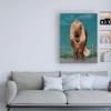 Trademark Fine Art Horse Brown Pony with Bells, Full by Fab Funky, 14x19 view 3