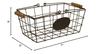 wald imports 6404-S Wire Market Basket, Small view 2
