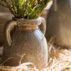 RusticReach Binglie Glazed Pottery Vase with Handles view 2