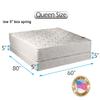 Dream Solutions USA Legacy 2-Sided Queen Mattress and Low Profile Box Spring Set with Mattress Cover Protector Included - Fully Assembled, Good for Your Back, Long Lasting view 2