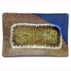 Dock 6 Pottery 10-inch Rectangular Tray with Fused Glass, Blue/Copper view 1
