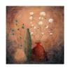 Trademark Fine Art ALI46089-C3535GG Three Vases And Flowers by Pablo Esteban, 35x35, view 1