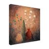 Trademark Fine Art ALI46089-C3535GG Three Vases And Flowers by Pablo Esteban, 35x35, view 2