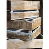 Gentille RusticReach Rectangular Solid Wood Crates view 4