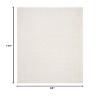 SAFAVIEH Area Rug 8x10 - August Shag Collection - Large - Ivory, Solid Pattern, Non-Shedding & Easy Cleaning, Plush Thick Pile, Ideal for Living Room, Bedroom, Dining Space (AUG900C) view 2
