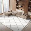 SAFAVIEH Area Rug 8x10 - Moroccan Fringe Shag Collection - Large - Ivory & Grey, Boho Design, Non-Shedding & Easy Cleaning, Plush Thick Pile, Ideal for Living Room, Bedroom, Dining Space (MFG332A) view 1