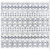 SAFAVIEH Area Rug 8x10 - Berber Fringe Shag Collection - Large - Cream & Dark Grey, Moroccan Design, Non-Shedding & Easy Cleaning, Thick Pile, Ideal for Living Room, Bedroom, Dining Space (BFG516A) view 4