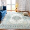 SAFAVIEH Area Rug 8x10 - Evoke Collection - Large - Grey & Blue, Oriental Medallion Distressed Non-Shedding & Easy Cleaning, Ideal for Living Room, Bedroom, Office, Dining Space (EVK250F) view 1