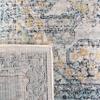 SAFAVIEH Area Rug 8x10 - Evoke Collection - Large - Grey & Blue, Oriental Medallion Distressed Non-Shedding & Easy Cleaning, Ideal for Living Room, Bedroom, Office, Dining Space (EVK250F) view 2