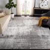 SAFAVIEH Craft Collection Area Rug - 6'7" Square, Grey & Dark Grey, Modern Abstract Design, Non-Shedding & Easy Care, Ideal for High Traffic Areas in Living Room, Bedroom (CFT874H) view 1