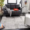 SAFAVIEH Craft Collection Area Rug - 6'7" Square, Grey & Dark Grey, Modern Abstract Design, Non-Shedding & Easy Care, Ideal for High Traffic Areas in Living Room, Bedroom (CFT874H) view 2