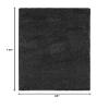 SAFAVIEH Area Rug 8x10 - August Shag Collection - Large - Charcoal, Solid Pattern, Non-Shedding & Easy Cleaning, Plush Thick Pile, Ideal for Living Room, Bedroom, Dining Space (AUG900H) view 2