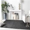 SAFAVIEH Area Rug 8x10 - August Shag Collection - Large - Charcoal, Solid Pattern, Non-Shedding & Easy Cleaning, Plush Thick Pile, Ideal for Living Room, Bedroom, Dining Space (AUG900H) view 4