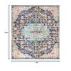 SAFAVIEH Area Rug 8x10 - Madison Collection - Large - Black & Teal, Boho Chic Medallion Distressed Design, Non-Shedding & Easy Cleaning, Ideal for Living Room, Bedroom, Office, Dining Space (MAD447Z) view 2