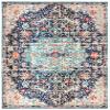 SAFAVIEH Area Rug 8x10 - Madison Collection - Large - Black & Teal, Boho Chic Medallion Distressed Design, Non-Shedding & Easy Cleaning, Ideal for Living Room, Bedroom, Office, Dining Space (MAD447Z) view 3