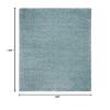 SAFAVIEH Area Rug 8x10 - August Shag Collection - Large - Aqua, Solid Pattern, Non-Shedding & Easy Cleaning, Plush Thick Pile, Ideal for Living Room, Bedroom, Dining Space (AUG900J) view 2