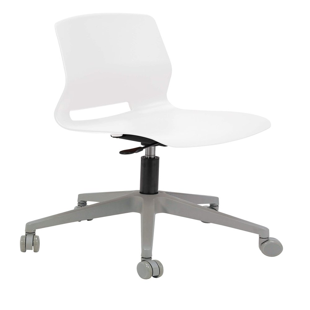 Olio Designs Lola Office Chair White