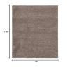 SAFAVIEH Area Rug 8x10 - August Shag Collection - Large - Taupe, Solid Pattern, Non-Shedding & Easy Cleaning, Plush Thick Pile, Ideal for Living Room, Bedroom, Dining Space (AUG900R) view 2