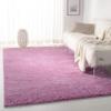SAFAVIEH Area Rug 8x10 - August Shag Collection - Large - Pink, Solid Pattern, Non-Shedding & Easy Cleaning, Plush Thick Pile, Ideal for Living Room, Bedroom, Dining Space (AUG900X) view 1