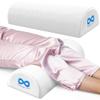 Everlasting Comfort Under Knee Pillow for Back Sleeping - Memory Foam Half Moon Leg Bolster Pillow for Back Pain, Thoracic Support view 1