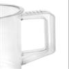 EISCO Measuring Jug, 100ml - TPX Plastic Printed Graduations Chemical Resistant, Autoclavable Short Form Handle with Thumb Grip- Eisco Labs view 4