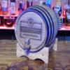 Personalized White American Oak Aging Barrel (5 Liter) - Engraved Whiskey Barrels For Aging Your Own Liquor | Customize With Our Design Template GS7 view 2