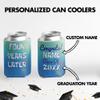 25-Pack Custom Graduation Can Coolers  Four Years Later Design  Personalized Class Year & Name Coolies  Foldable 12oz Can Sleeves  Graduation Party Favors  Made in USA view 2