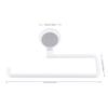 Adhesive Paper Towel Holder Bathroom Kitchen Wall Mounted Roll Rack Storage Holder Roll Paper Rack view 2