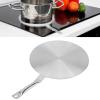 Induction Hob Heat Diffuser, fosa Stainless Steel Simmer Pan Mat Hob Tagine, Gas Electric Cookers for Gas/Electric/Induction Cooker Household Supply (24cm) view 4