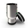 BeeTeeStore Shamrock Travel Mug I Put The She In Shenanigans - 14oz Insulated Stainless Steel Coffee Cup with Handle - Irish Heritage Gift for Women & Travelers view 3