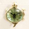 Antique Maritime Tortoise Style Shiny Brass Finish Globe Desk Clock Wall Hanging Office Decor view 1