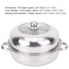 28CM Stainless Steel Steamer Basket Stockpot Pot Steel Single Layer Stockpot Hotpot Food Steamer Pot Kitchen Cookware Household Cooking view 4