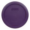 Pyrex Bundle - 12 Items: (3) 7210-PC 3-Cup Turquoise Lids, (3) 7201-PC 4-Cup Purple Lids, (3) 7200-PC 2-Cup Lawn Green Lids, (3) 7202-PC 1-Cup Dark Blue Lids Made in the USA view 3
