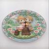 Precious Moments ** Boy and Girl On Stump, Plate ** 186406 view 1