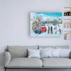 Trademark Fine Art ALI46042-C3547GG A A Village Christmas by Trevor Mitchell, 35x47, view 3