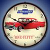 1957 Chevrolet The One-Fifty Sedan LED Wall Clock, Retro/Vintage, Lighted, 14 inch view 2